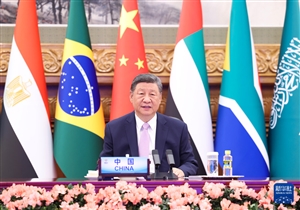 习近平出席金砖国家领导人线上峰会并发…